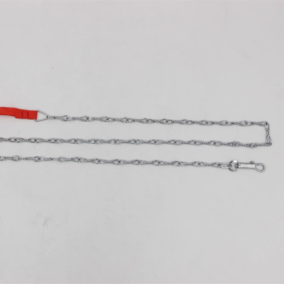 VitaChain Pretzel-Link Dog Leash With Fabric Handle